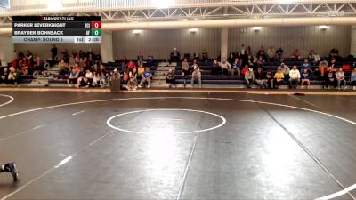 125 lbs Champ. Round 3 - Brayden Bohnsack, Air Force vs Parker Leverknight, Briar Cliff (Iowa)
