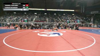 3A-126 lbs Quarterfinal - Russell Goolsbey, Powell vs Darius Dickinson, Douglas