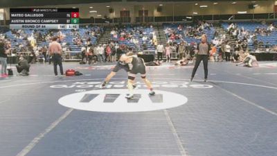 126 lbs Round Of 64 - Mateo Gallegos, PA vs Austin Bronco Campsey, NY