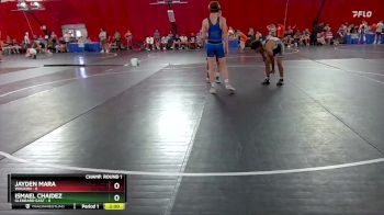 120 lbs Champ Round 1 (16 Team) - Jayden Mara, Waukon vs Ismael Chaidez, Glenbard East