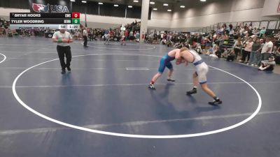 132 lbs Champ. Rd Of 16 - Bryar Hooks, Cowboy Wrestling Club vs Tyler Woodring, Berge Elite Wrestling Academy