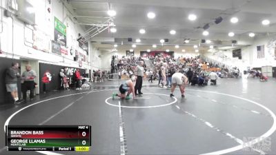 285 lbs 3rd Place Match - Brandon Bass, Servite vs George Llamas, Montclair