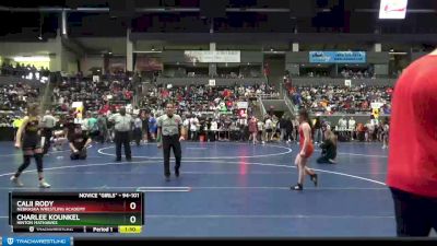 94-101 lbs Round 4 - Charlee Kounkel, Hinton Mathawks vs Calii Rody, Nebraska Wrestling Academy