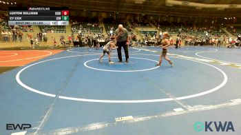55 lbs Final - Luxton Sullivan, Cushing Tigers vs Cy Cox, Coweta Tiger Wrestling