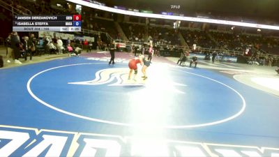 165 lbs Cons. Round 3 - Jansen Derzanovich, Chenango Forks vs Isabella Steffa, MacArthur