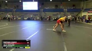 195 lbs Quarterfinal - Matthew Conroy, Calvert Hall College vs Riley McClure, Boys` Latin School