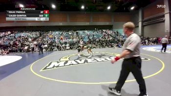 157 lbs Semifinal - Isaac Padilla, Pitman vs Caleb Quintua, Casa Grande