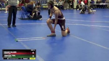 JV-25 lbs Round 3 - Triston Teel, West Liberty vs Drake Milner, North Linn