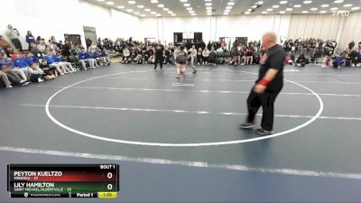 235 lbs Round 1 (3 Team) - Lily Hamilton, Saint Michael/Albertville vs Peyton Kueltzo, Minooka