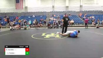 116 lbs Cons. Round 2 - Carter Fielden, Garrett vs Benton Kanable, Western Wrestling Club