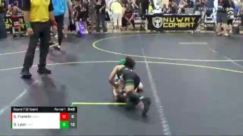 53 lbs Round 7 (8 Team) - David Leon, Untouchables White vs Quinton Franklin, ARES Red