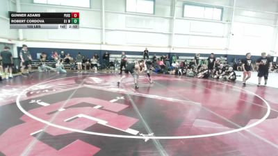 125 lbs Quarterfinal - Gunner Adams, Pursuit - HS vs Robert Cordova, D1 Wrestling - HS