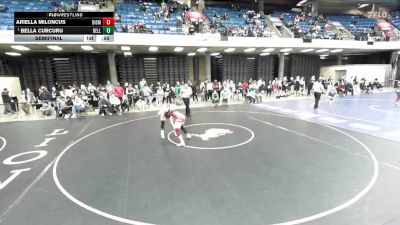 130 lbs Semifinal - Bella Curcuru, Unattached vs Ariella Miloncus, Unattached