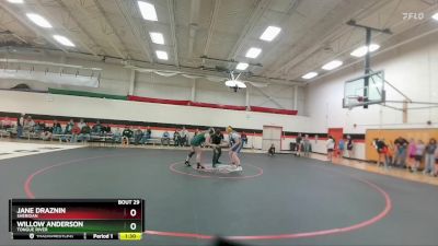 166-169 lbs Round 1 - Jane Draznin, Sheridan vs Willow Anderson, Tongue River