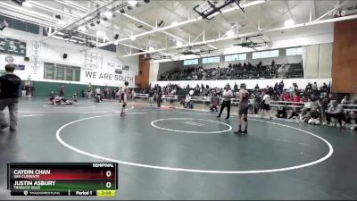 106 lbs Semifinal - Caydin Chan, San Clemente vs Justin Asbury, Trabuco Hills