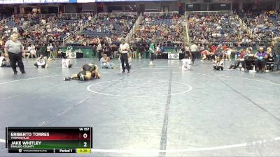 1A 157 lbs 3rd Place Match - Eriberto Torres, Thomasville vs Jake Whitley, Pamlico County