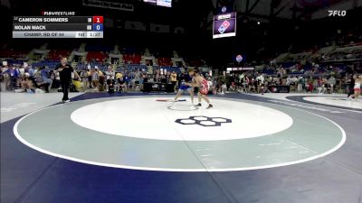 165 lbs Champ. Rd Of 64 - Cameron Sommers, IN vs Nolan Mack, ND
