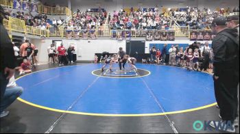 67 lbs Rr Rnd 1 - Lea Winterscheidt, CYWC vs Rye Bowerman, Madill Takedown