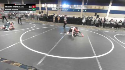 123 lbs Consi Of 32 #1 - Neariah Hazael Sana, Waianae Wrestling vs Adrian Padilla, Mater East Academy