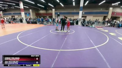 215 lbs Quarterfinal - Jorge Fielding, Scots Wrestling Club vs Ian McCarley, Ryse Wrestling Club