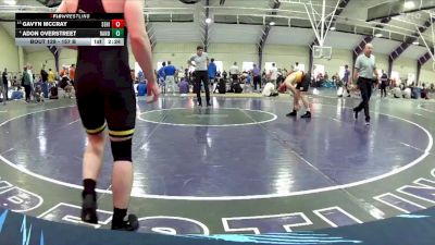 157 B Champ. Round 2 - Gavyn McCray, Seton Hill vs Adon Overstreet, Randolph