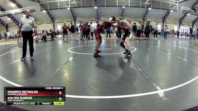 133 lbs Cons. Round 4 - Amarfio Reynolds, Gannon University vs Kolten Barker, Ohio University