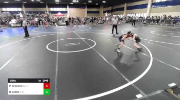 69 lbs Consi Of 8 #2 - Porter Branson, Salem Elite WC vs Boomba Coles, Alavanca