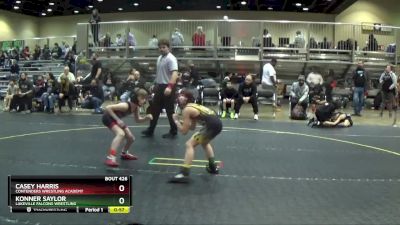 70 lbs Cons. Round 1 - Casey Harris, Contenders Wrestling Academy vs Konner Saylor, LakeVille Falcons Wrestling