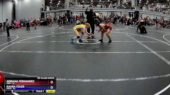 120 lbs Finals (2 Team) - Adriana Fernandez, MWA vs Kaura Coles, POWA