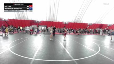 113 lbs Cons. Round 3 - Leo Fani, Wisconsin vs Memphis Burkhalter, Sarbacker Wrestling Academy