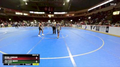 111 lbs Cons. Round 4 - Peyton Seimy, Dust Devils vs Ryan Jordan, Blue Devils