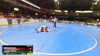 133 lbs Cons. Semi - Cristian Valle, Thorobred Wrestling Club vs Carter Wright, Humboldt