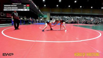 175 lbs Consi Of 8 #2 - Madison Fischer, Cats Wrestling Club vs Hollister Bridges, Unaffiliated