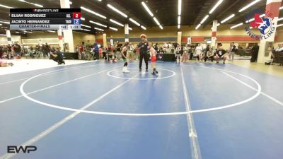 71 lbs Quarterfinal - Elijah Rodriguez, All American Wrestling Club vs Jacinto Hernandez, Takedown-City Wrestling