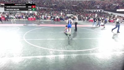 105 lbs Champ. Round 1 - John Gudenschwager, Reedsburg Youth Wrestling Club vs Bryson Miller, Parkview Albany Youth Wrestling