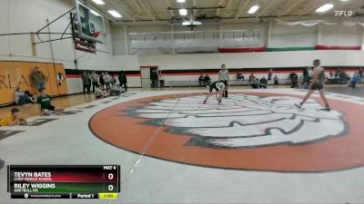 105 lbs 3rd Place Match - Tevyn Bates, Cody Middle School vs Riley Wiggins, Greybull MS