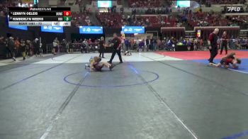 73 lbs Cons. Round 2 - Kimberlyn Weeks, Shepherd Girls vs Lennyn Oeleis, North Montana Wrestling CLub