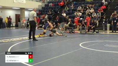 125 lbs Consi Of 8 #2 - Xander Romero, West Hills vs Dylan Atherton, Rio Hondo