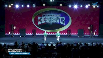 Ohio Elite Sport Complex - Code Platinum [2025 L1.1 Evaluation (Cheer) Day 1] 2025 Cheer Power Grand Nationals