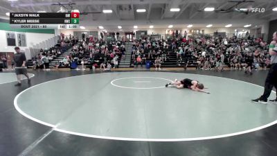 80 lbs Quarterfinal - Jaxsyn Walk, Immortal Athletics WC vs Kyler Meese, Hawks Wrestling Club