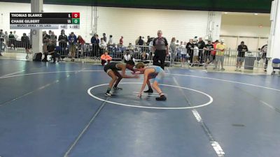 90 lbs Quarterfinal - Thomas Blanke, IL vs Chase Gilbert, VA