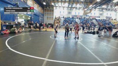 130 lbs Cons. Round 3 - Piper Soto, St Johns Country Day vs Elysse Fredenburg, Cocoa Beach Jr/sr High