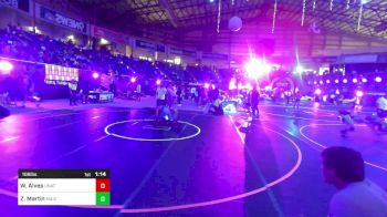 106 lbs Semifinal - William Alves, Unattached vs Zyion Martin, Maize WC