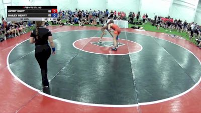 95 lbs Avery Riley, Ohio vs Hailey Henry, Oregon