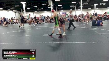 132 lbs Round 3 (8 Team) - Steven Korte, Pocono Regional WC vs Gino Schinina, Roman Legion