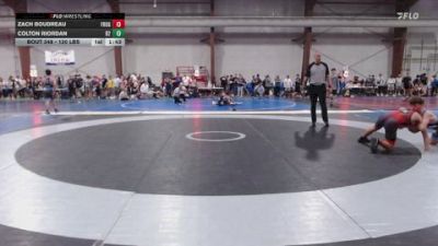 120 lbs Round Of 16 - Zach Boudreau, Frog Empire vs Colton Riordan, Barn Brothers
