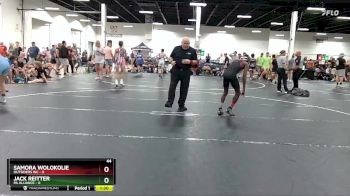 98 lbs Round 3 (4 Team) - Jack Reitter, PA Alliance vs Samora Wolokolie, Outsiders WC