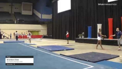 Brandon Elias - Floor, Gymnastics Olympica USA - 2021 USA Gymnastics Development Program National Championships