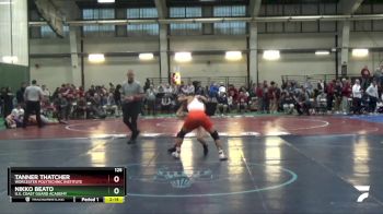 125 lbs Cons. Round 2 - Tanner Thatcher, Worcester Polytechnic Institute vs Nikko Beato, U.S. Coast Guard Academy