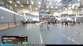 152 lbs Cons. Round 5 - Crew Searle, Skyline vs Landon Saunders, Highland